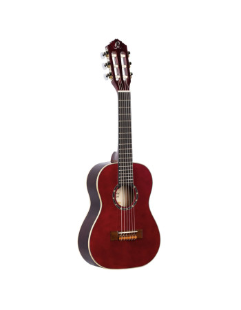 Ortega R121-1/4WR Family Series 1/4 Classical Guitar 6 String - Wine Red + Gigbag
