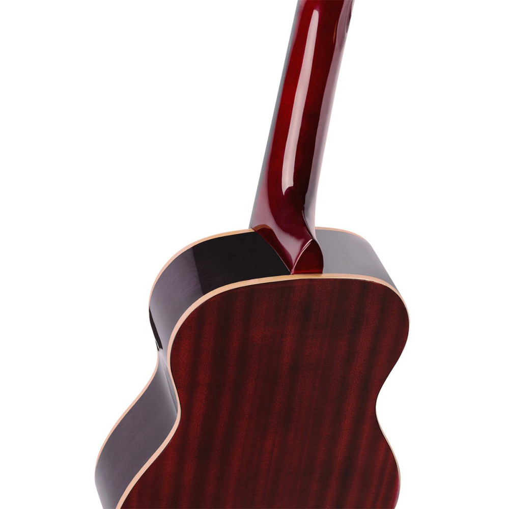 Ortega R121-1/4WR Family Series 1/4 Classical Guitar 6 String - Wine Red + Gigbag