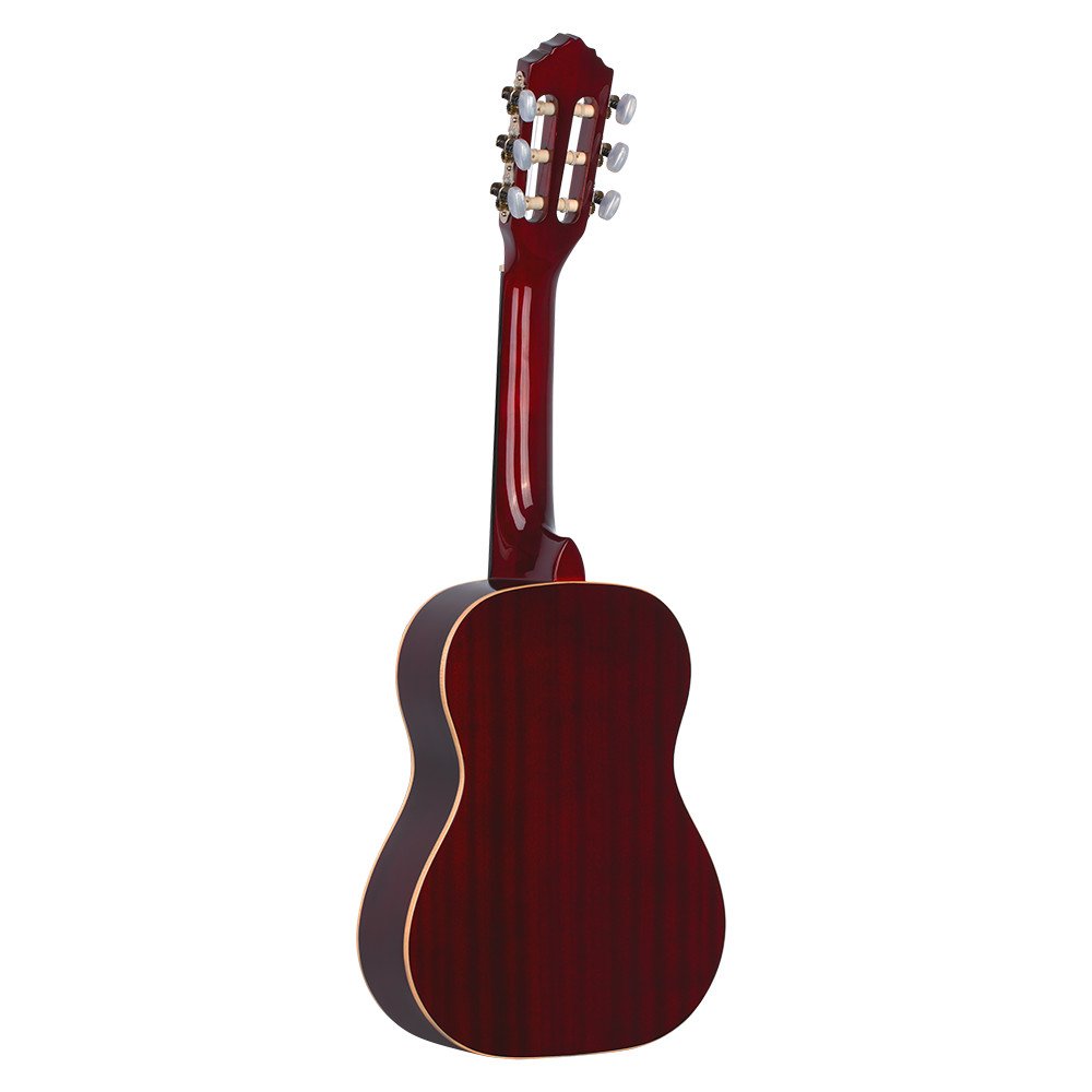 Ortega R121-1/4WR Family Series 1/4 Classical Guitar 6 String - Wine Red + Gigbag