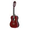 Ortega R121-1/4WR Family Series 1/4 Classical Guitar 6 String - Wine Red + Gigbag