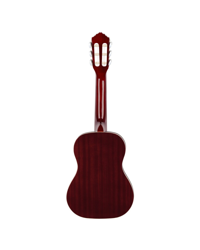 Ortega R121-1/4WR Family Series 1/4 Classical Guitar 6 String - Wine Red + Gigbag