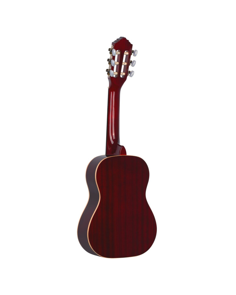 Ortega R121-1/4WR Family Series 1/4 Classical Guitar 6 String - Wine Red + Gigbag