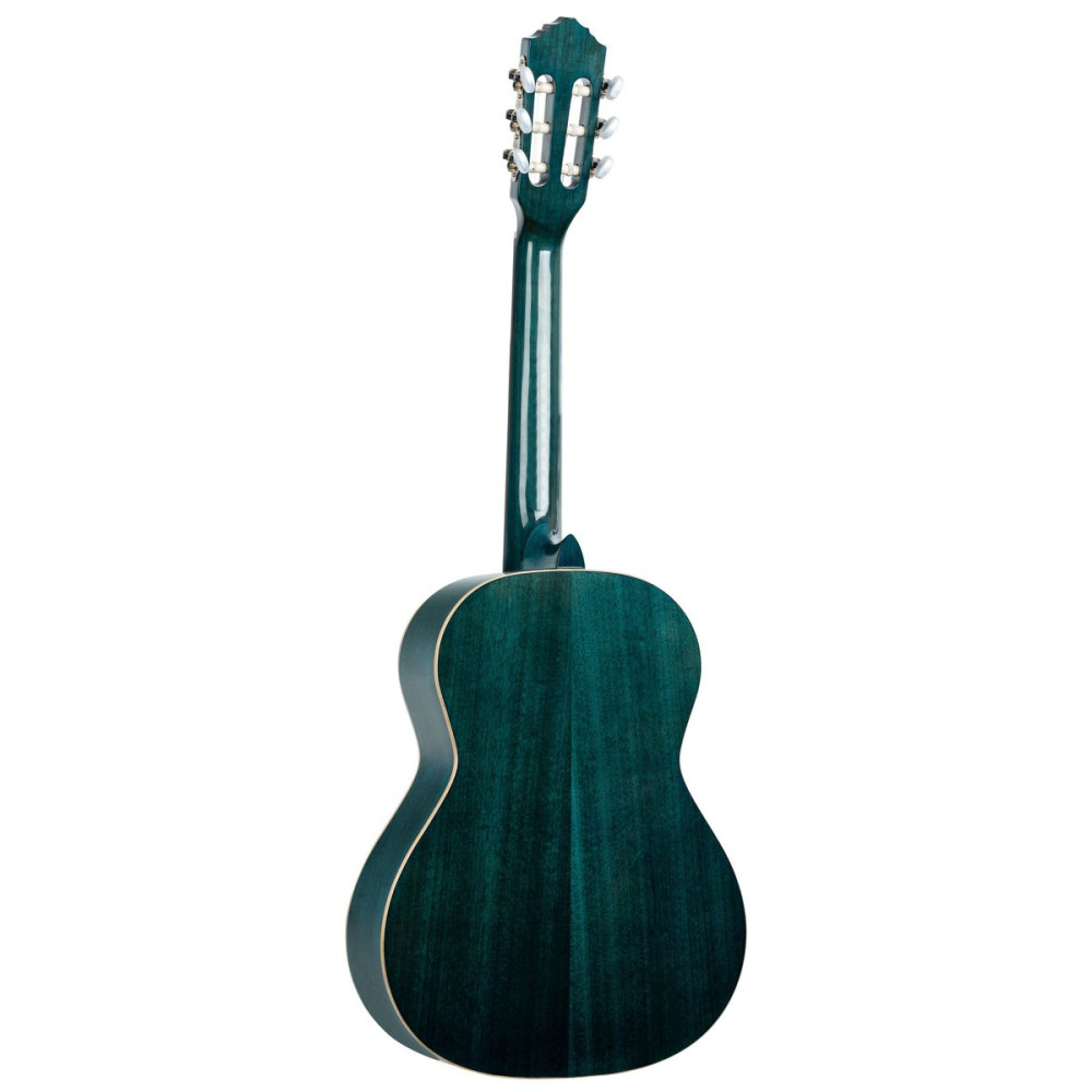 Ortega R121-3/4OC Family Series 3/4 Classical Guitar 6 String - Ocean Blue + Gigbag