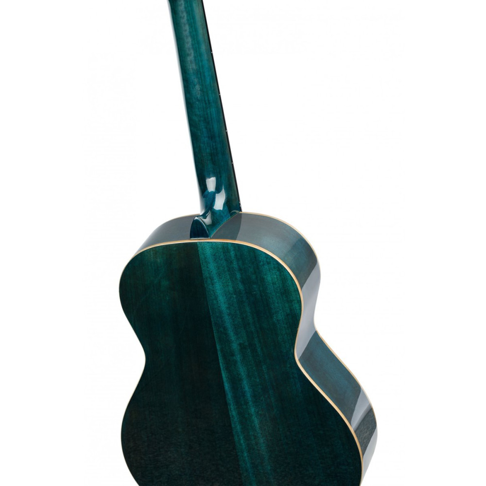 Ortega R121-3/4OC Family Series 3/4 Classical Guitar 6 String - Ocean Blue + Gigbag