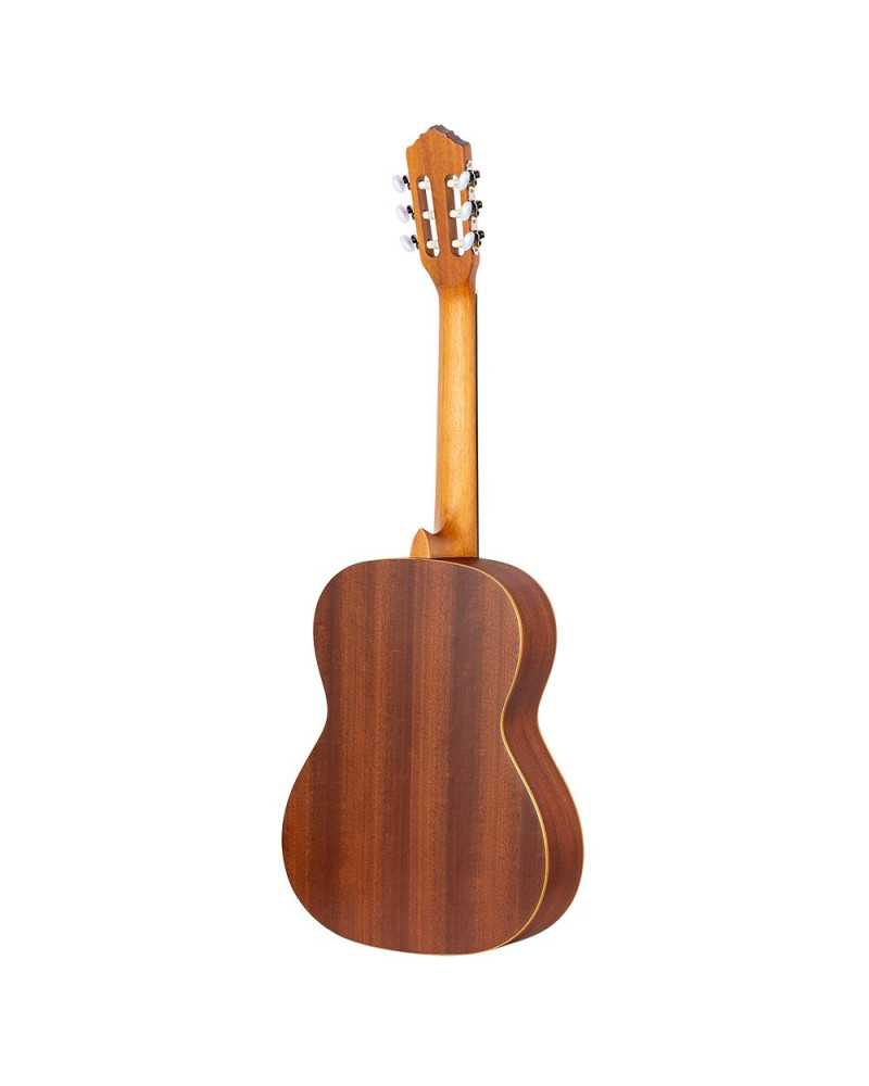 Ortega R121-7/8-L Family Series 7/8 Classical Guitar 6 String Lefty - Mahogany Natural + Gigbag