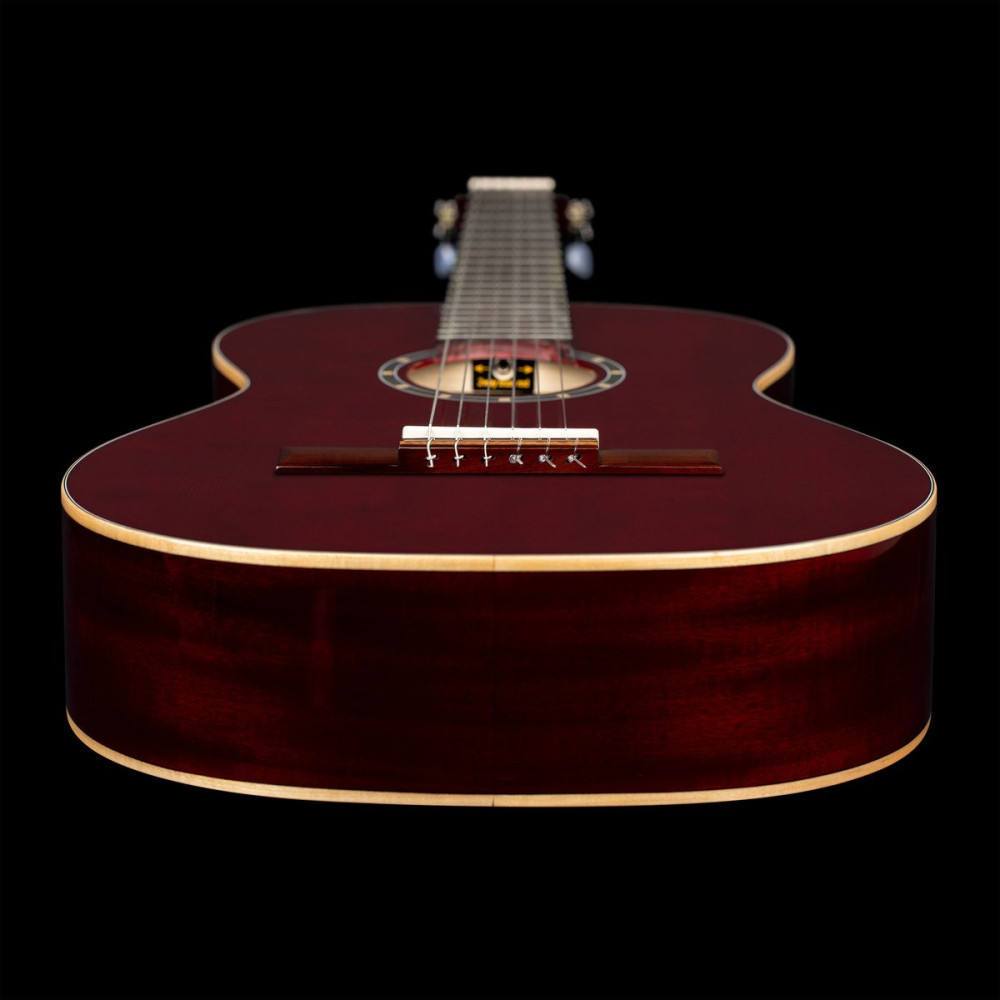 Ortega R121-7/8WR Classical Guitar Family Series 7/8 - Wine red + Bag