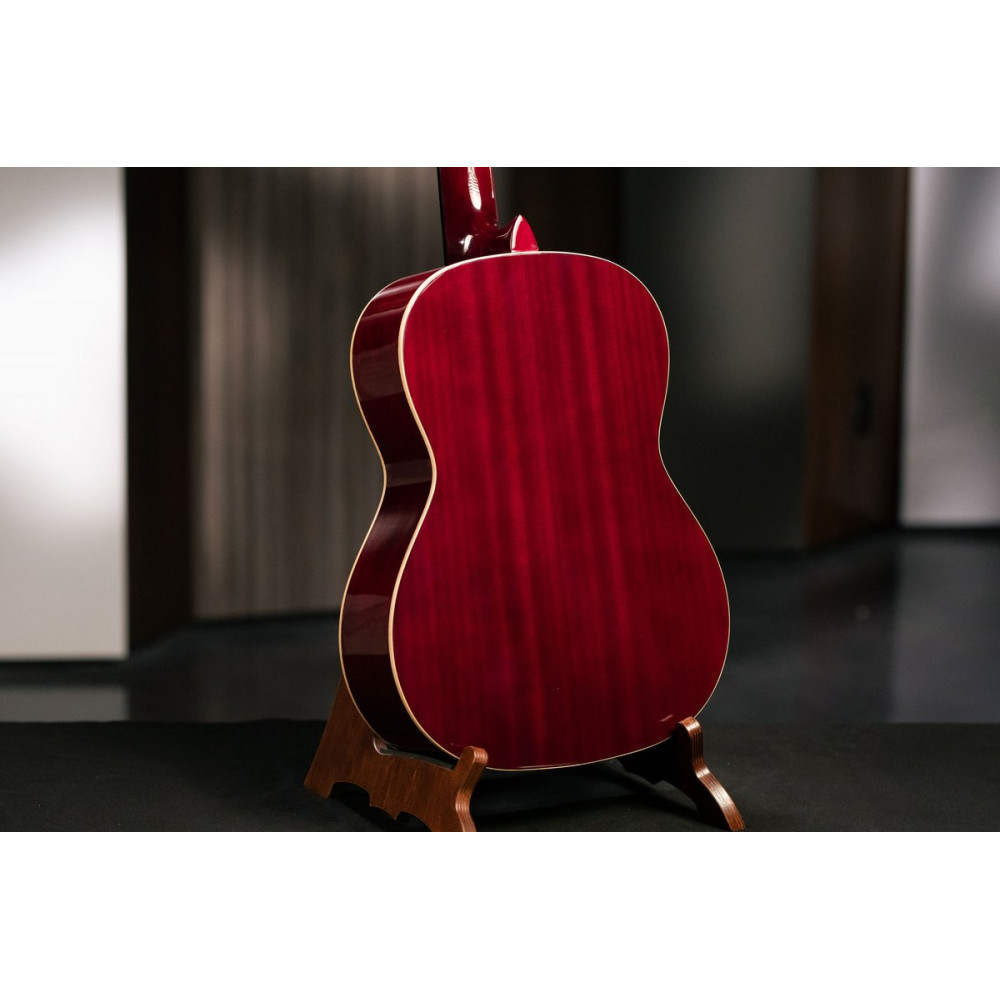 Ortega R121-7/8WR Classical Guitar Family Series 7/8 - Wine red + Bag