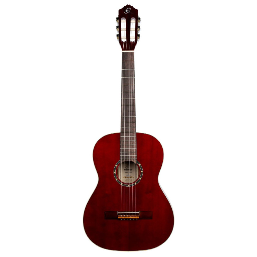 Ortega R121-7/8WR Classical Guitar Family Series 7/8 - Wine red + Bag