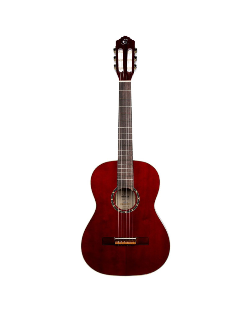 Ortega R121-7/8WR Classical Guitar Family Series 7/8 - Wine red + Bag