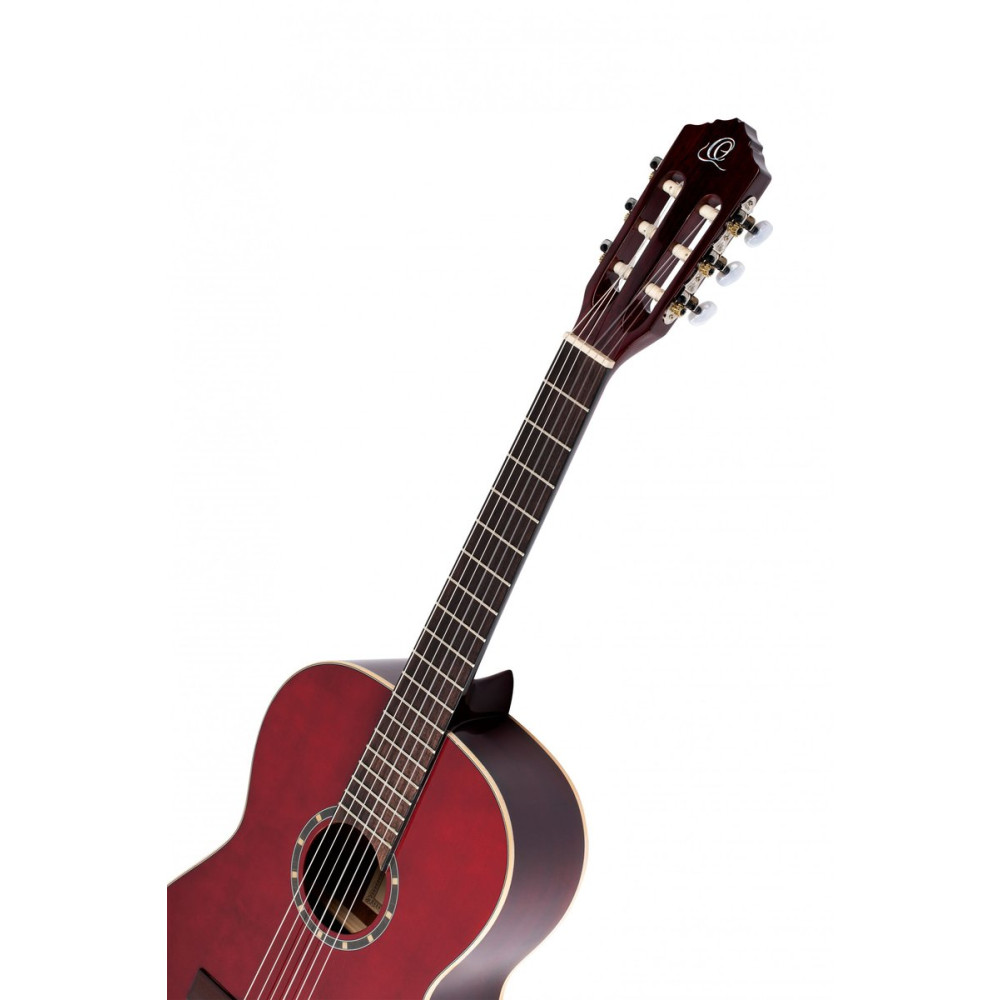 Ortega R121-7/8WR Classical Guitar Family Series 7/8 - Wine red + Bag