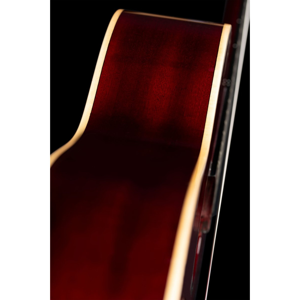 Ortega R121-7/8WR Classical Guitar Family Series 7/8 - Wine red + Bag
