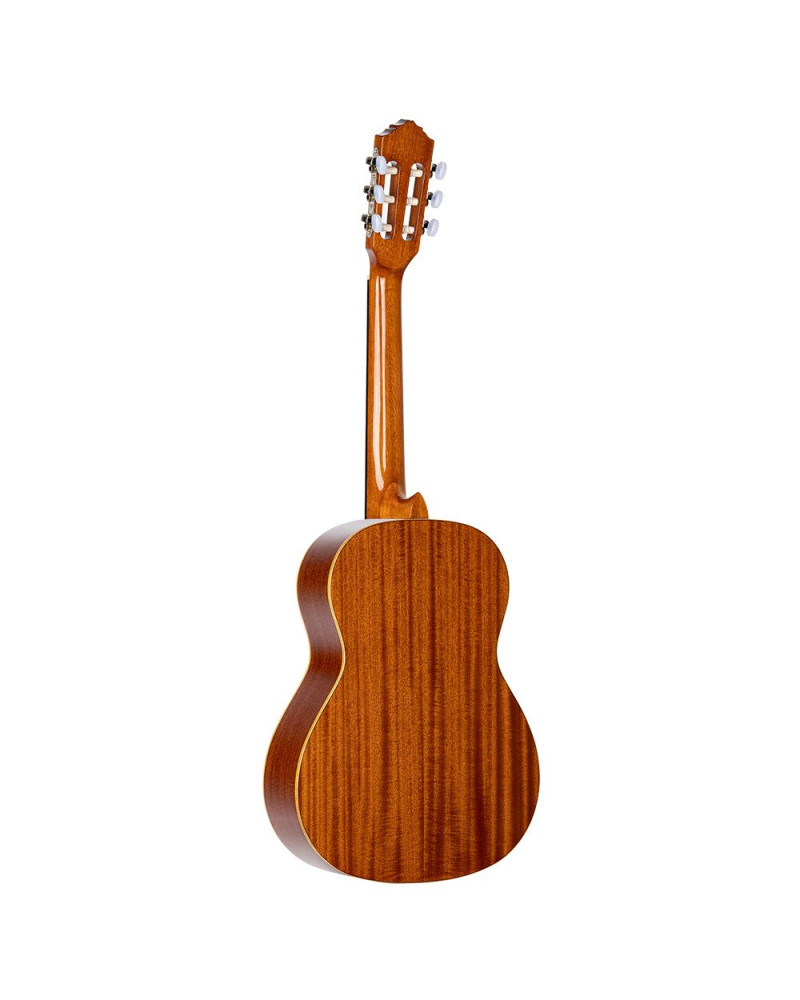 Ortega R121G-3/4 Family Series 3/4 Classical Guitar 6 String - Mahogany Gloss Natural + Gigbag
