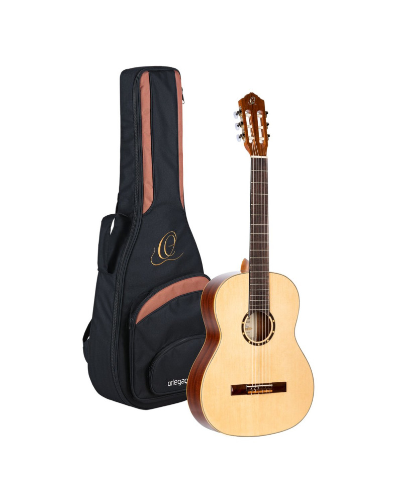 Ortega R121G Family Series 4/4 Classical Guitar 6 String - Mahogany Gloss Natural + Gigbag
