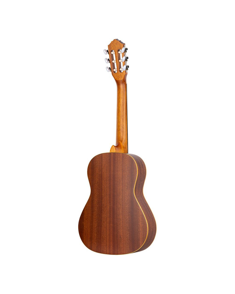 Ortega R121L-1/2 Family Series 1/2 Classical Guitar 6 String Lefty - Mahogany Natural + Gigbag