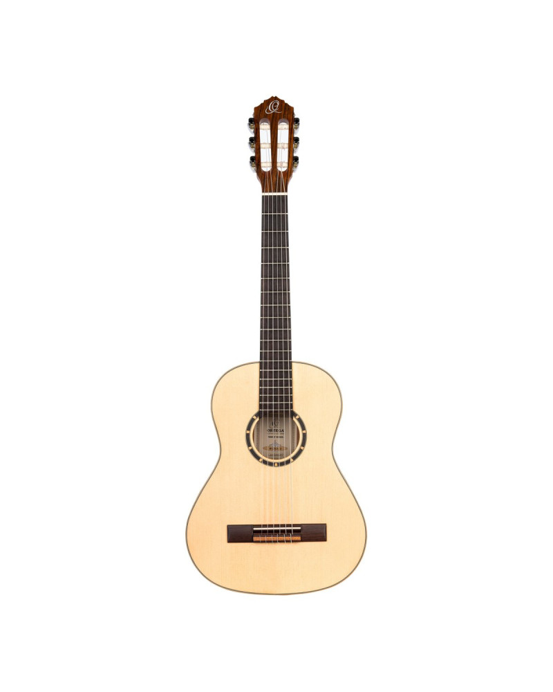 Ortega R121L-1/2 Family Series 1/2 Classical Guitar 6 String Lefty - Mahogany Natural + Gigbag