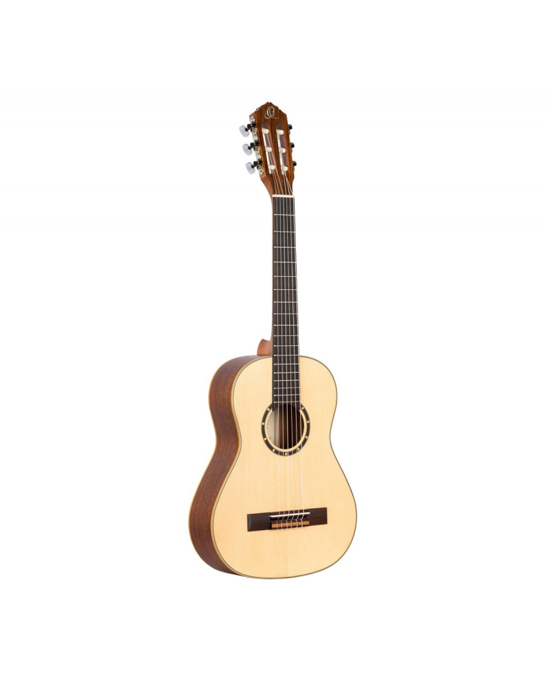 Ortega R121L-1/2 Family Series 1/2 Classical Guitar 6 String Lefty - Mahogany Natural + Gigbag