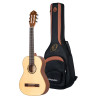 Ortega R121L-1/2 Family Series 1/2 Classical Guitar 6 String Lefty - Mahogany Natural + Gigbag