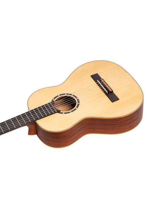 Ortega R121L-3/4 Family Series 3/4 Classical Guitar 6 String Lefty - Mahogany Natural + Gigbag