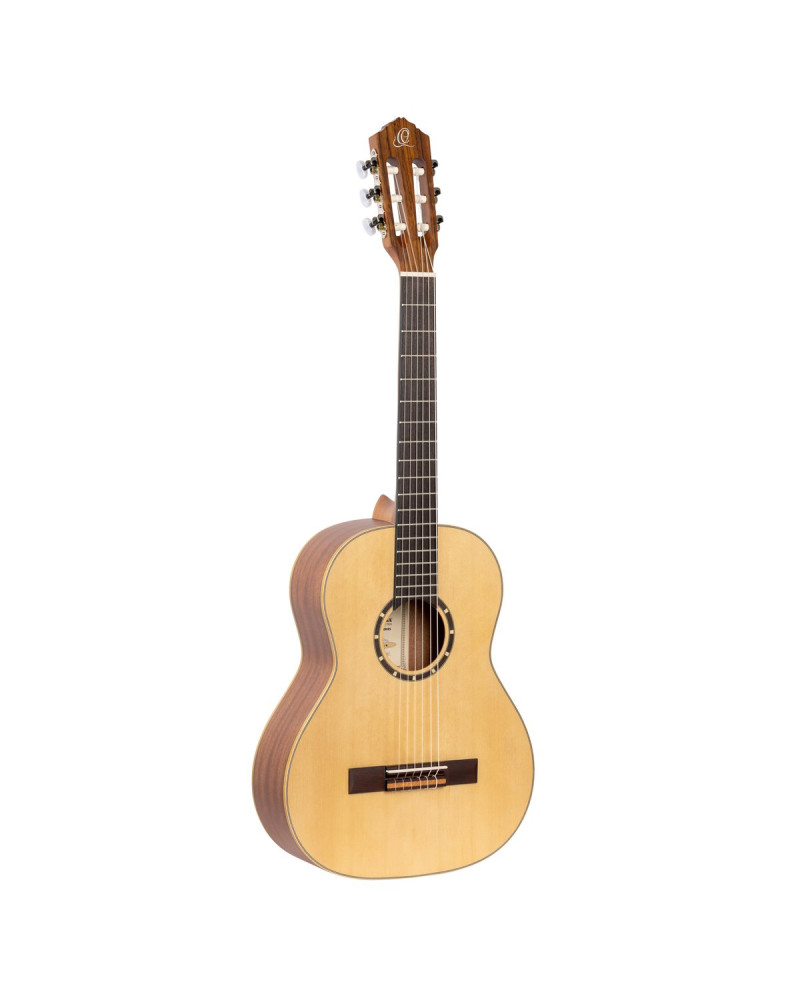 Ortega R121L-3/4 Family Series 3/4 Classical Guitar 6 String Lefty - Mahogany Natural + Gigbag