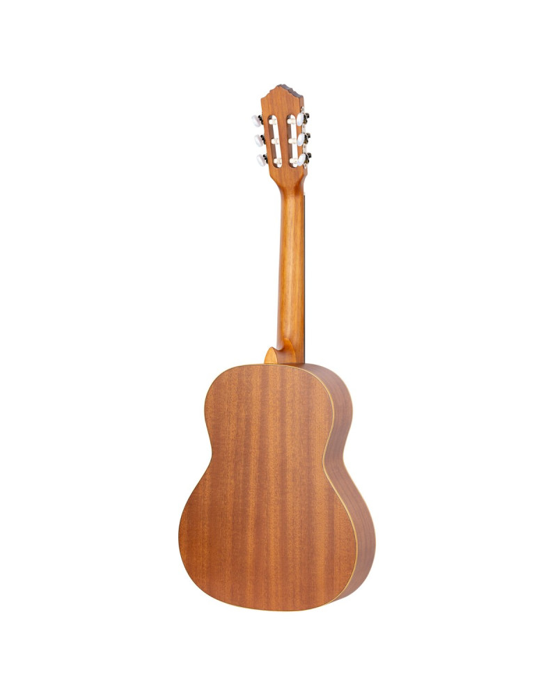 Ortega R121L-3/4 Family Series 3/4 Classical Guitar 6 String Lefty - Mahogany Natural + Gigbag