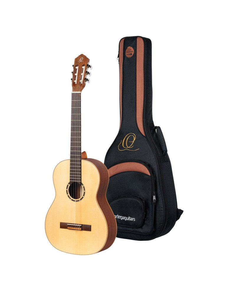 Ortega R121L Family Series 4/4 Classical Guitar 6 String Lefty - Mahogany Natural + Gigbag