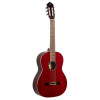 Ortega R121LWR Family Series 4/4 Classical Guitar 6 String Lefty - Wine Red + Gigbag