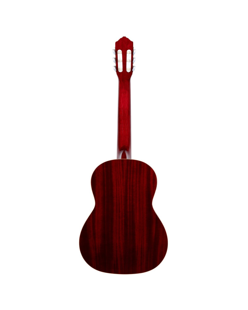 Ortega R121LWR Family Series 4/4 Classical Guitar 6 String Lefty - Wine Red + Gigbag