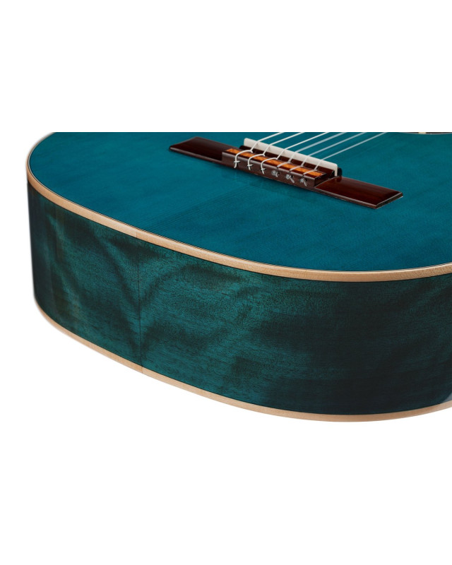 Ortega R121SNOC Family Series 4/4 Classical Slim Neck Guitar 6 String - Ocean Blue + Gigbag