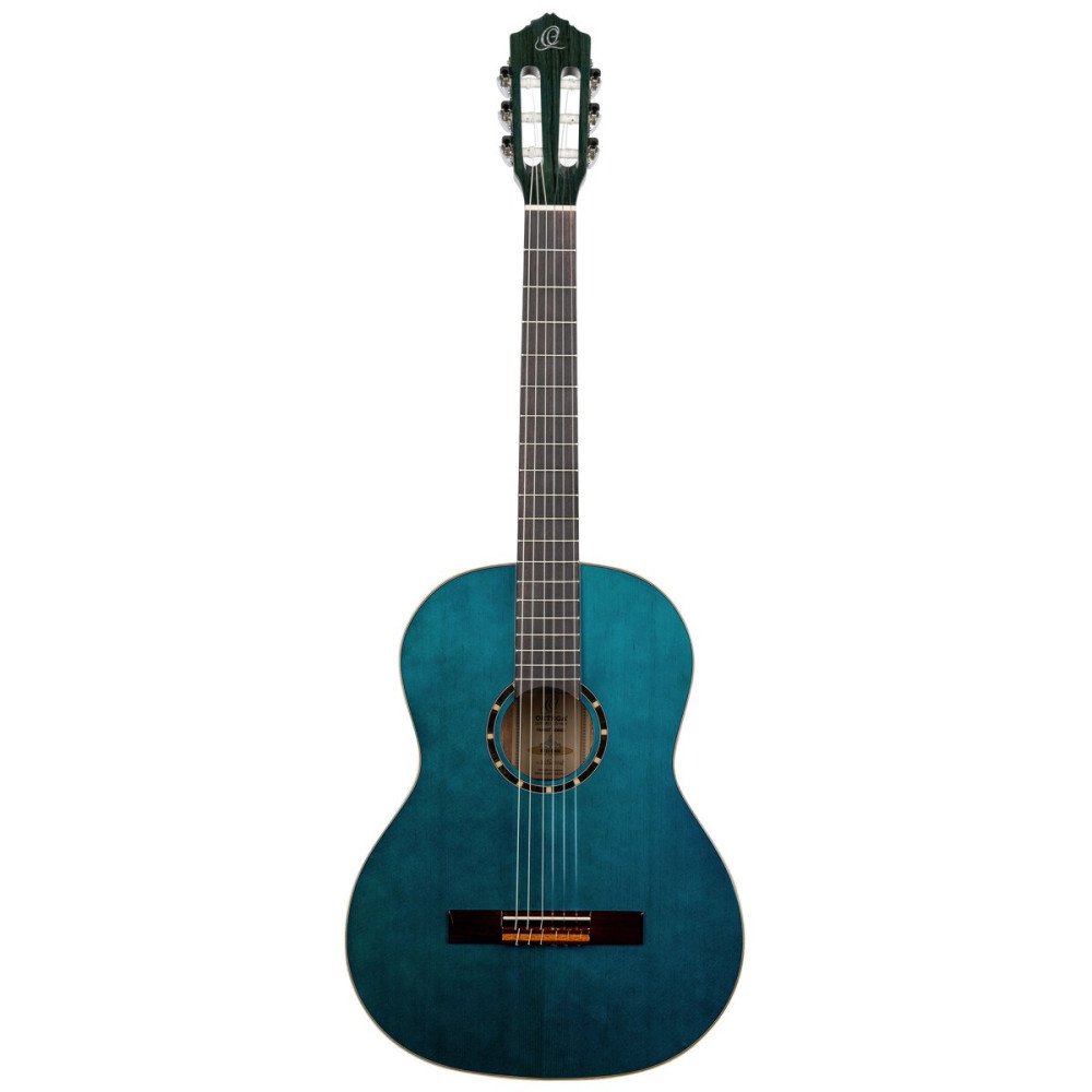 Ortega R121SNOC Family Series 4/4 Classical Slim Neck Guitar 6 String - Ocean Blue + Gigbag