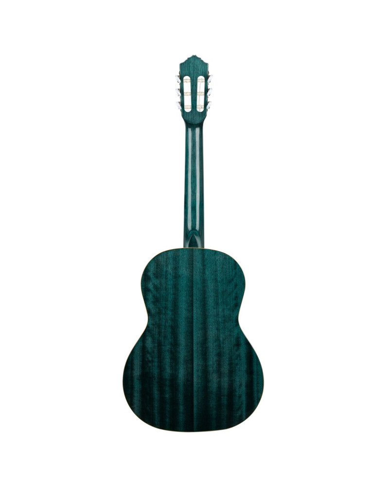 Ortega R121SNOC Family Series 4/4 Classical Slim Neck Guitar 6 String - Ocean Blue + Gigbag