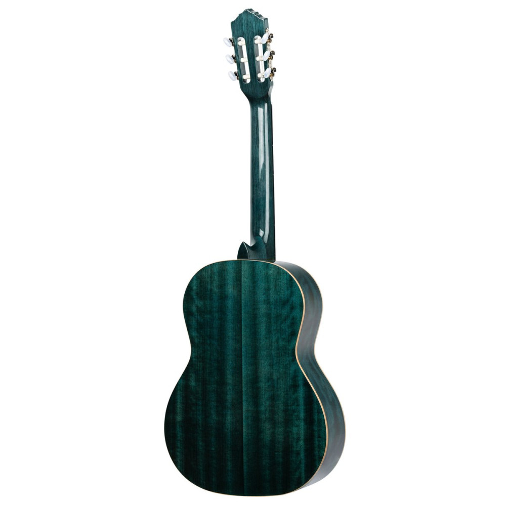 Ortega R121SNOC Family Series 4/4 Classical Slim Neck Guitar 6 String - Ocean Blue + Gigbag
