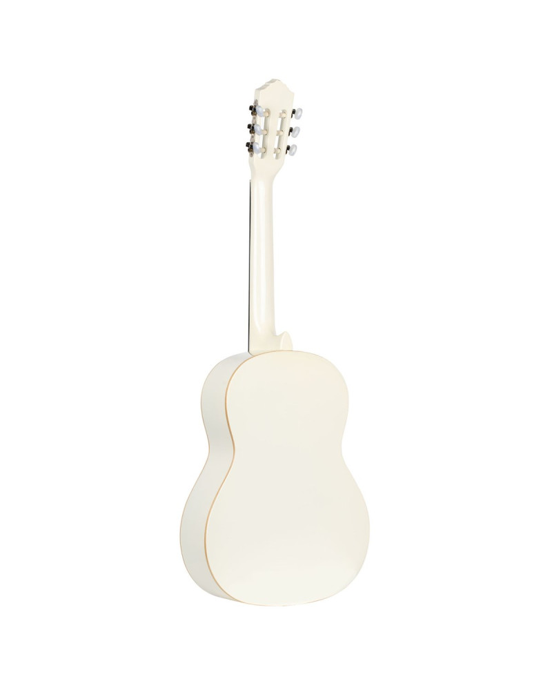 Ortega R121SNWH Family Series 4/4 Classical Slim Neck Guitar 6 String - White + Gigbag