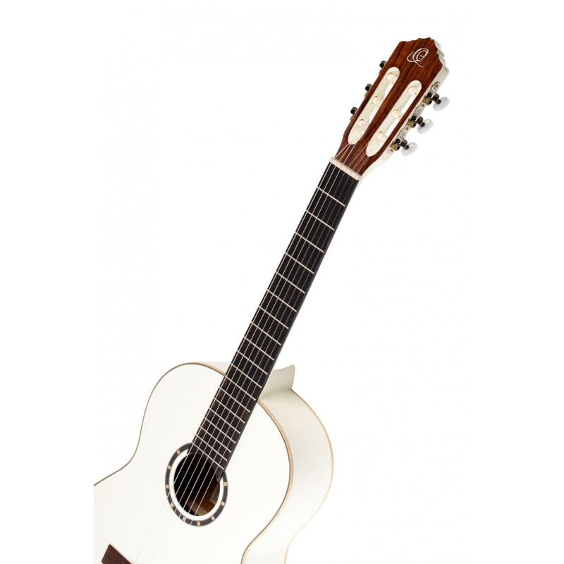 Ortega R121WH Family Series 4/4 Classical Guitar 6 String - White + Gigbag