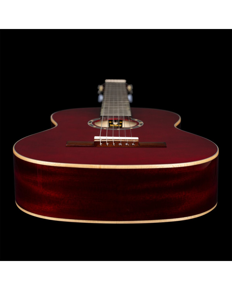 Ortega R121WR Family Series 4/4 Classical Guitar 6 String - Wine Red + Gigbag