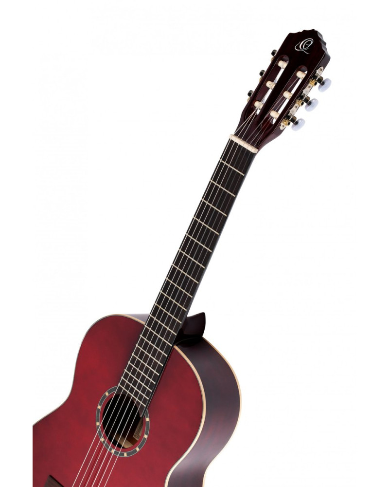 Ortega R121WR Family Series 4/4 Classical Guitar 6 String - Wine Red + Gigbag