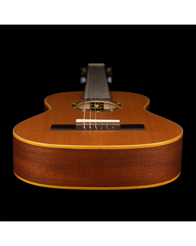 Ortega R122-1/2 Family Series 1/2 Classical Guitar 6 String - Cedar / Mahogany Natural + Gigbag
