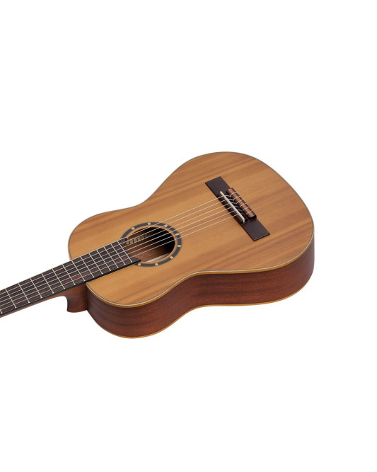 Ortega R122-1/2-L Family Series 1/2 Classical Guitar 6 String Lefty - Cedar / Mahogany Natural + Gigbag