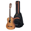 Ortega R122-1/2-L Family Series 1/2 Classical Guitar 6 String Lefty - Cedar / Mahogany Natural + Gigbag