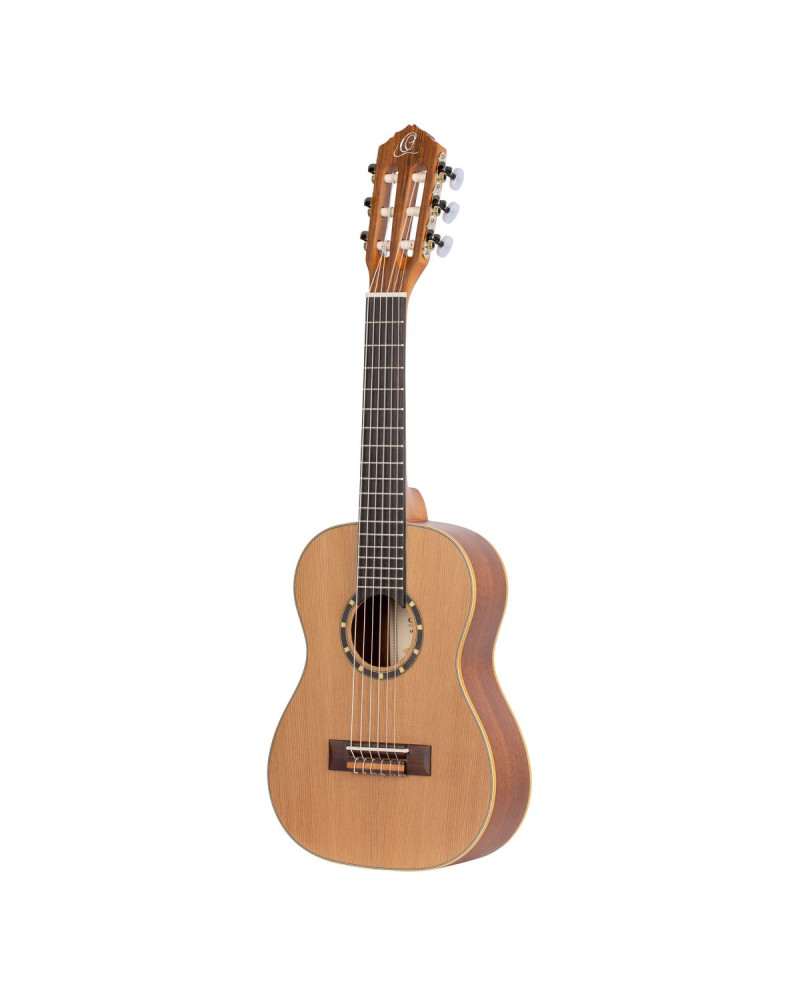 Ortega R122-1/4 Family Series 1/4 Classical Guitar 6 String - Cedar / Mahogany Natural + Gigbag