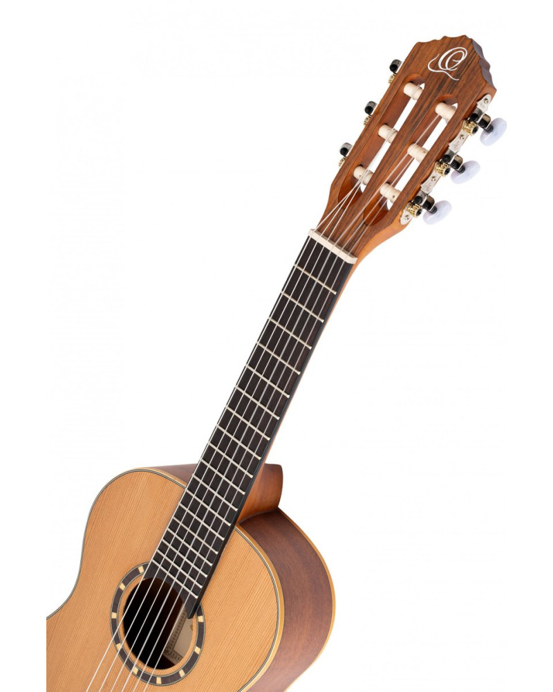 Ortega R122-1/4 Family Series 1/4 Classical Guitar 6 String - Cedar / Mahogany Natural + Gigbag
