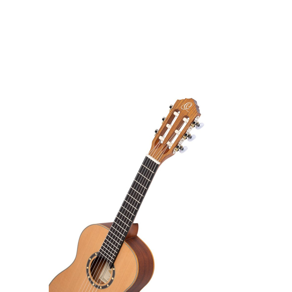 Ortega R122-1/4-L Family Series 1/4 Classical Guitar 6 String Lefty - Cedar / Mahogany Natural + Gigbag