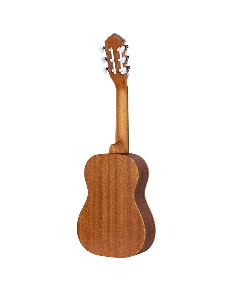 Ortega R122-1/4-L Family Series 1/4 Classical Guitar 6 String Lefty - Cedar / Mahogany Natural + Gigbag