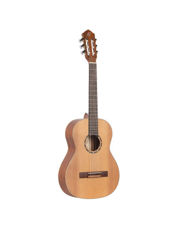 Ortega R122-3/4 Family Series 3/4 Classical Guitar 6 String - Cedar / Mahogany Natural + Gigbag