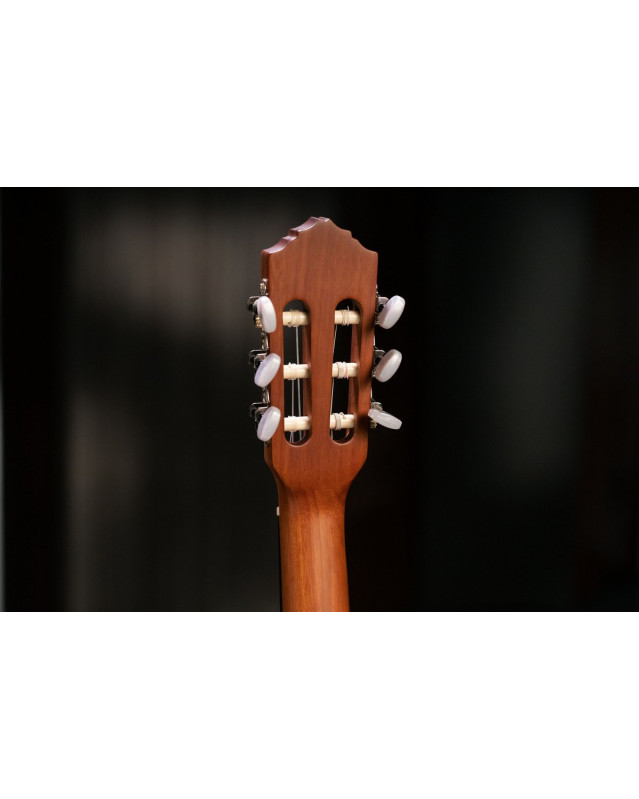 Ortega R122-3/4 Family Series 3/4 Classical Guitar 6 String - Cedar / Mahogany Natural + Gigbag