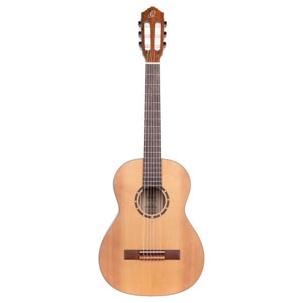 Ortega R122-3/4 Family Series 3/4 Classical Guitar 6 String - Cedar / Mahogany Natural + Gigbag
