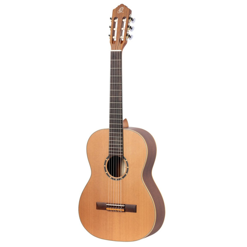 Ortega R122-7/8-L Family Series 7/8 Classical Guitar 6 String Lefty - Cedar / Mahogany Natural + Gigbag