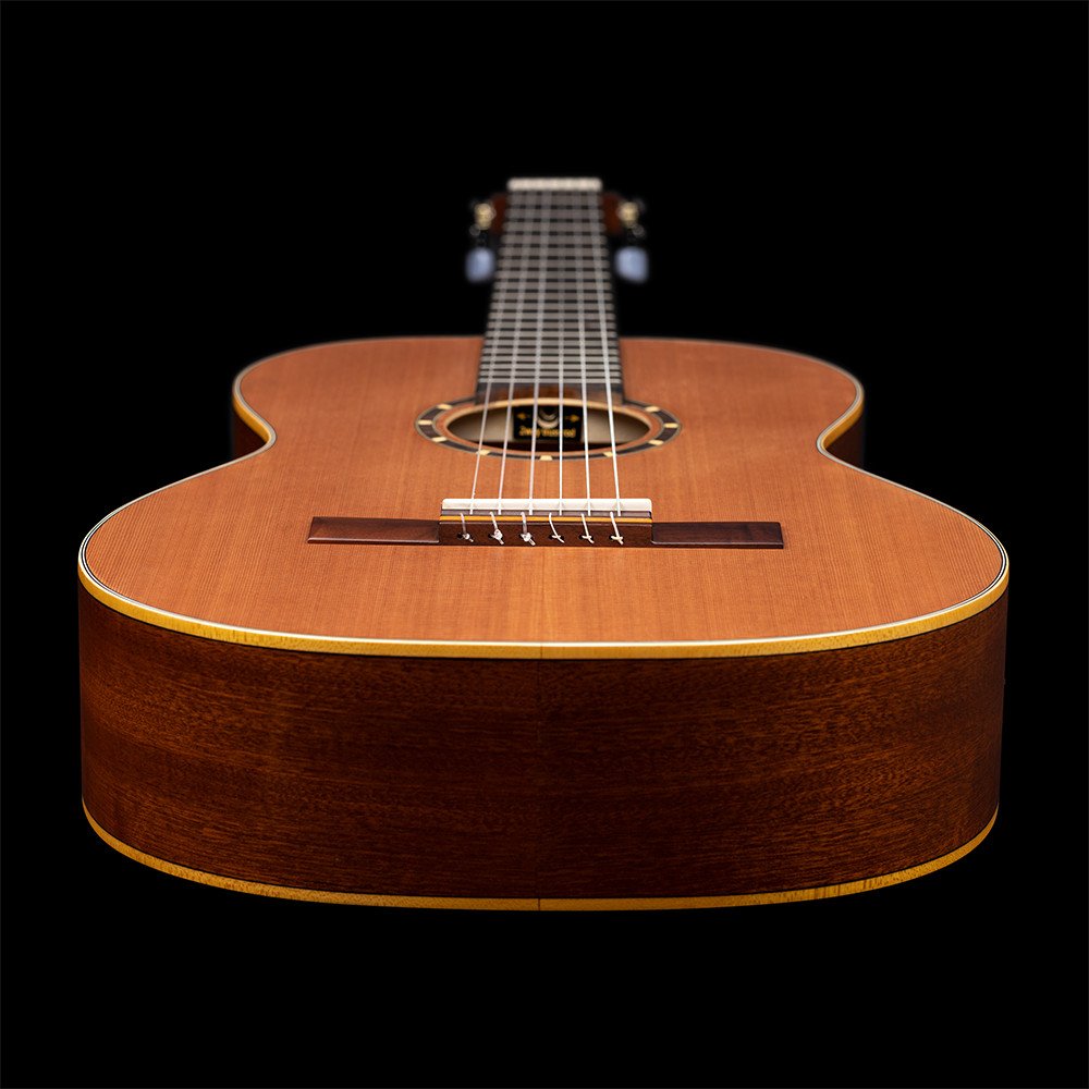 Ortega R122-7/8-L Family Series 7/8 Classical Guitar 6 String Lefty - Cedar / Mahogany Natural + Gigbag
