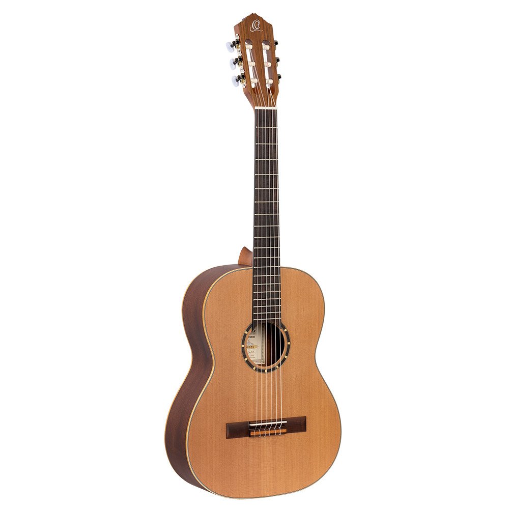 Ortega R122-7/8-L Family Series 7/8 Classical Guitar 6 String Lefty - Cedar / Mahogany Natural + Gigbag
