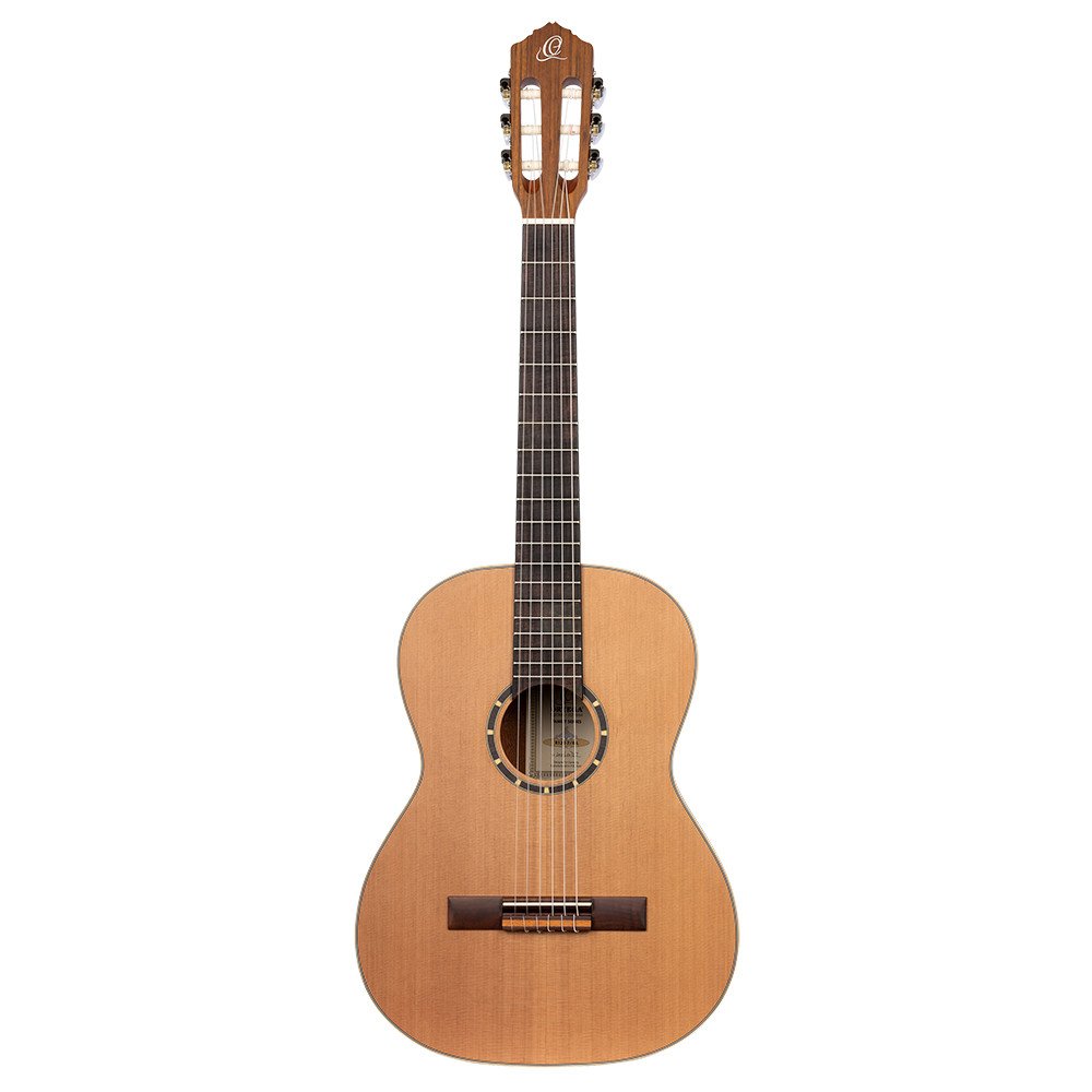 Ortega R122-7/8-L Family Series 7/8 Classical Guitar 6 String Lefty - Cedar / Mahogany Natural + Gigbag