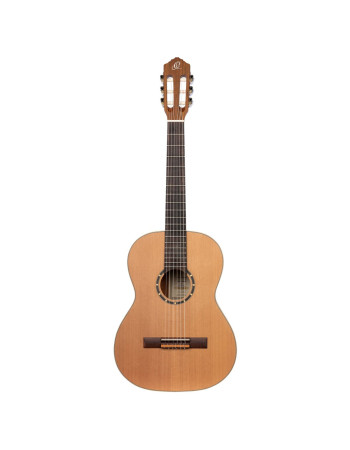 Ortega R122-7/8-L Family Series 7/8 Classical Guitar 6 String Lefty - Cedar / Mahogany Natural + Gigbag